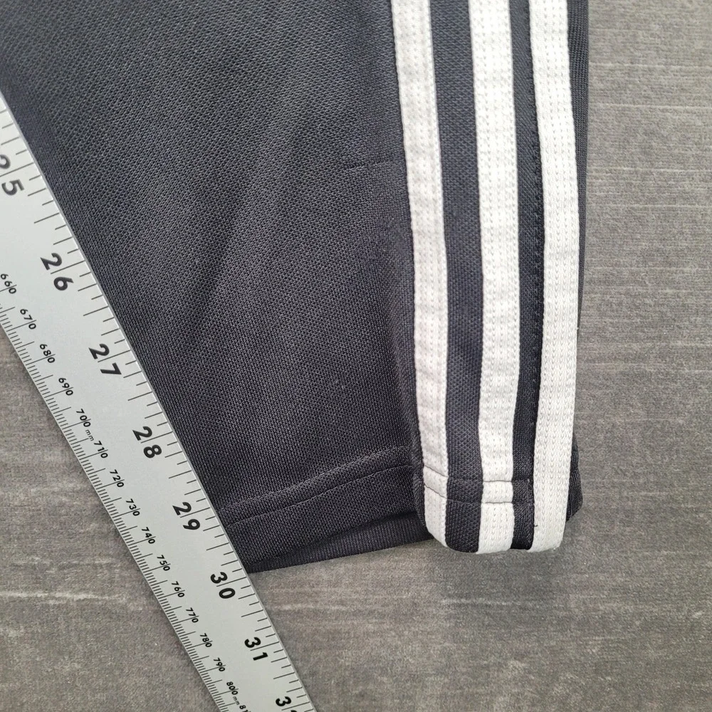 Adidas Mens Tiro Aeroready Track Pants Black White‎ Striped Size M Tapered Leg